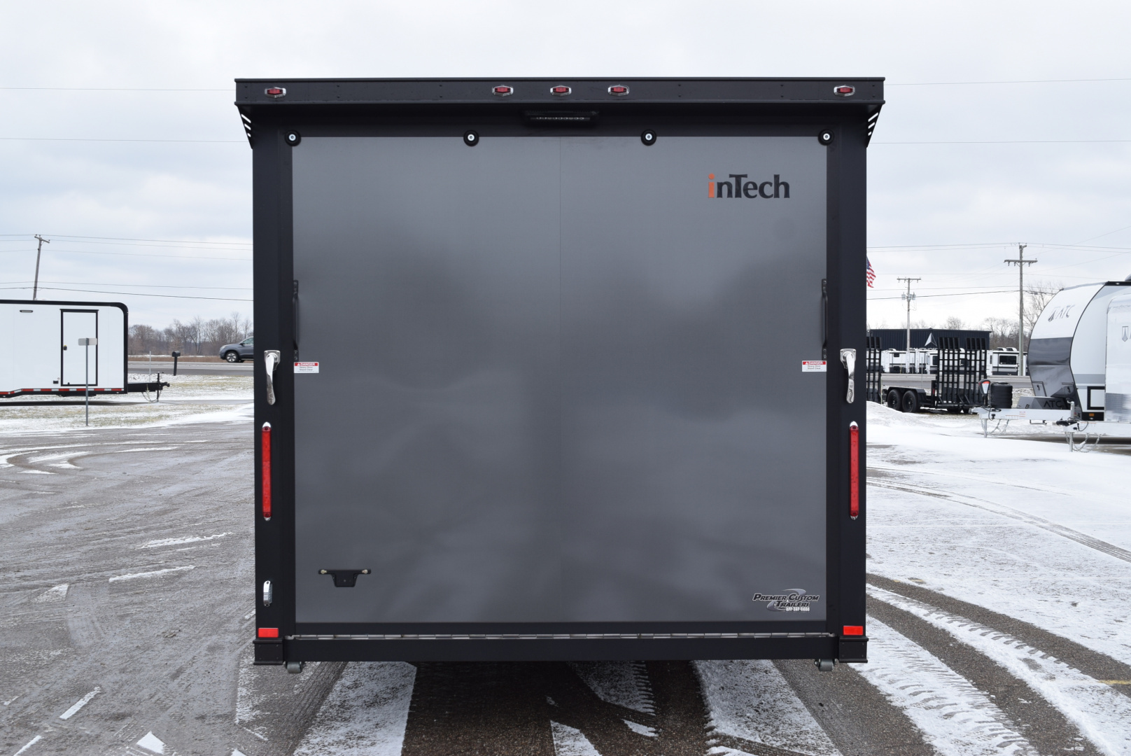 New INTECH 8.5x24 LITE SERIES ALL ALUMINUM RACE HAULER