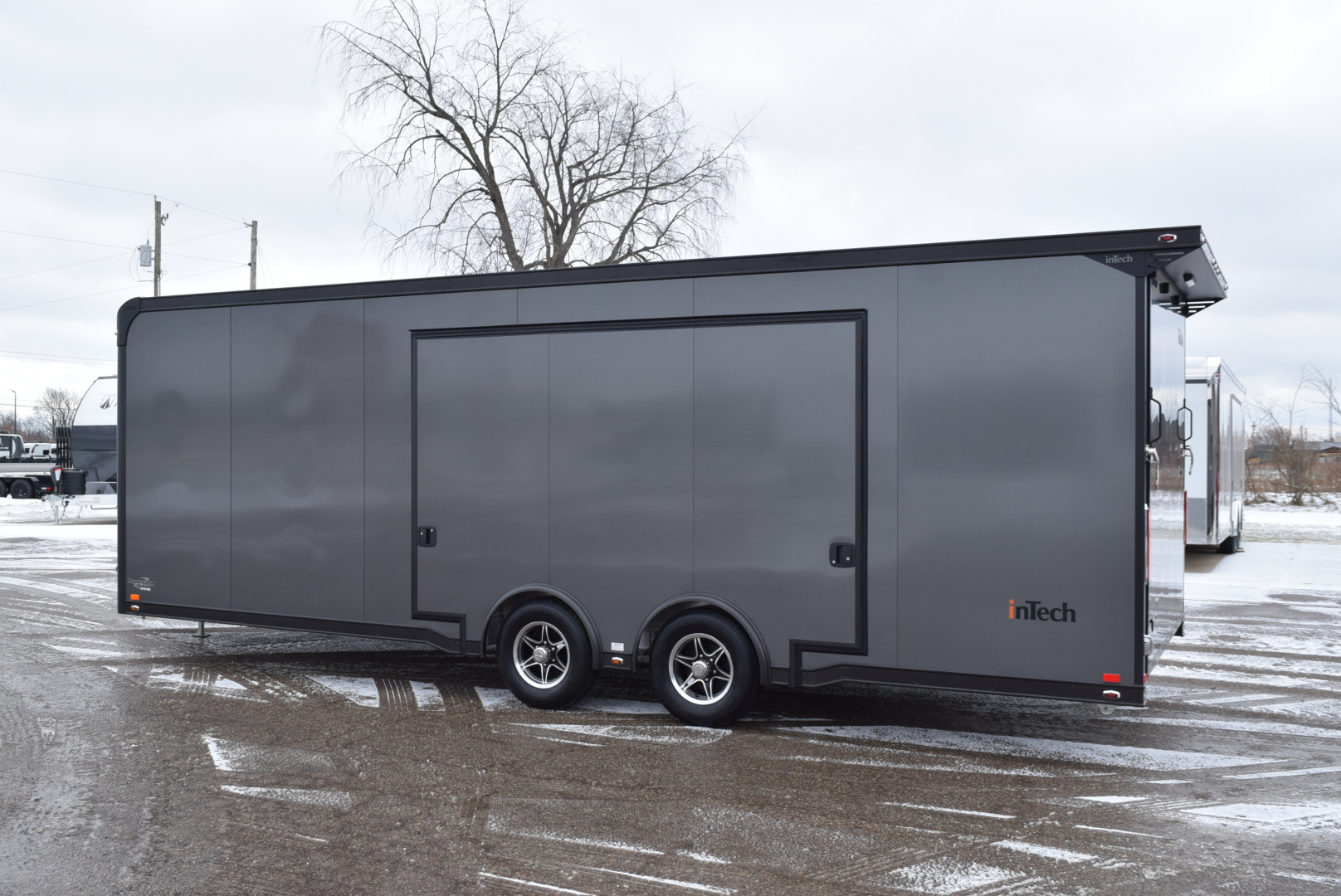 New INTECH 8.5x24 LITE SERIES ALL ALUMINUM RACE HAULER