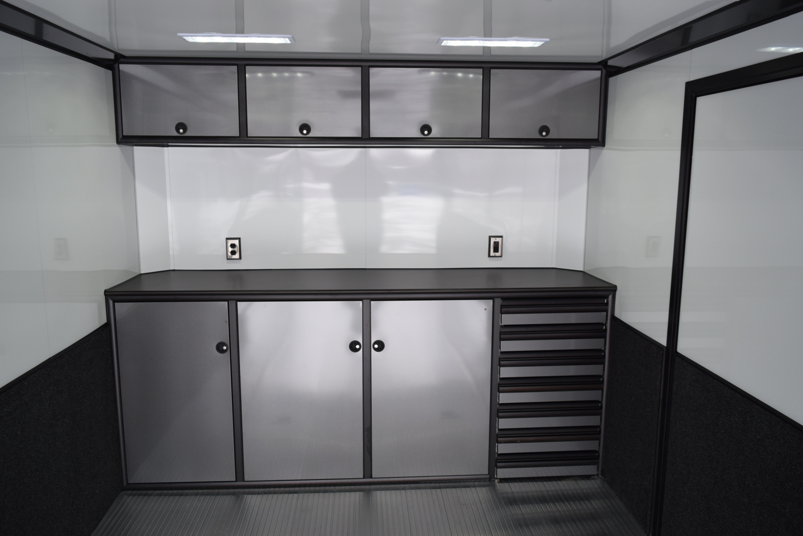 New INTECH 8.5x24 LITE SERIES ALL ALUMINUM RACE HAULER
