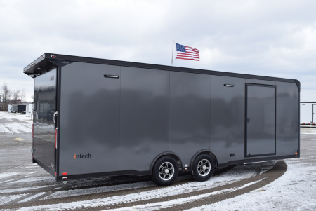 New INTECH 8.5x24 LITE SERIES ALL ALUMINUM RACE HAULER