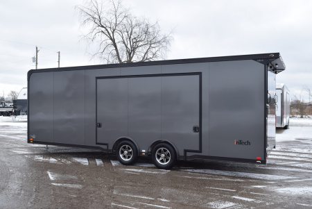 New INTECH 8.5x24 LITE SERIES ALL ALUMINUM RACE HAULER