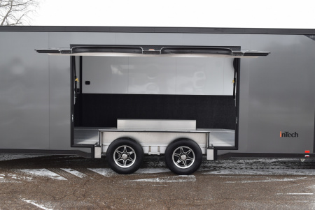 New INTECH 8.5x24 LITE SERIES ALL ALUMINUM RACE HAULER