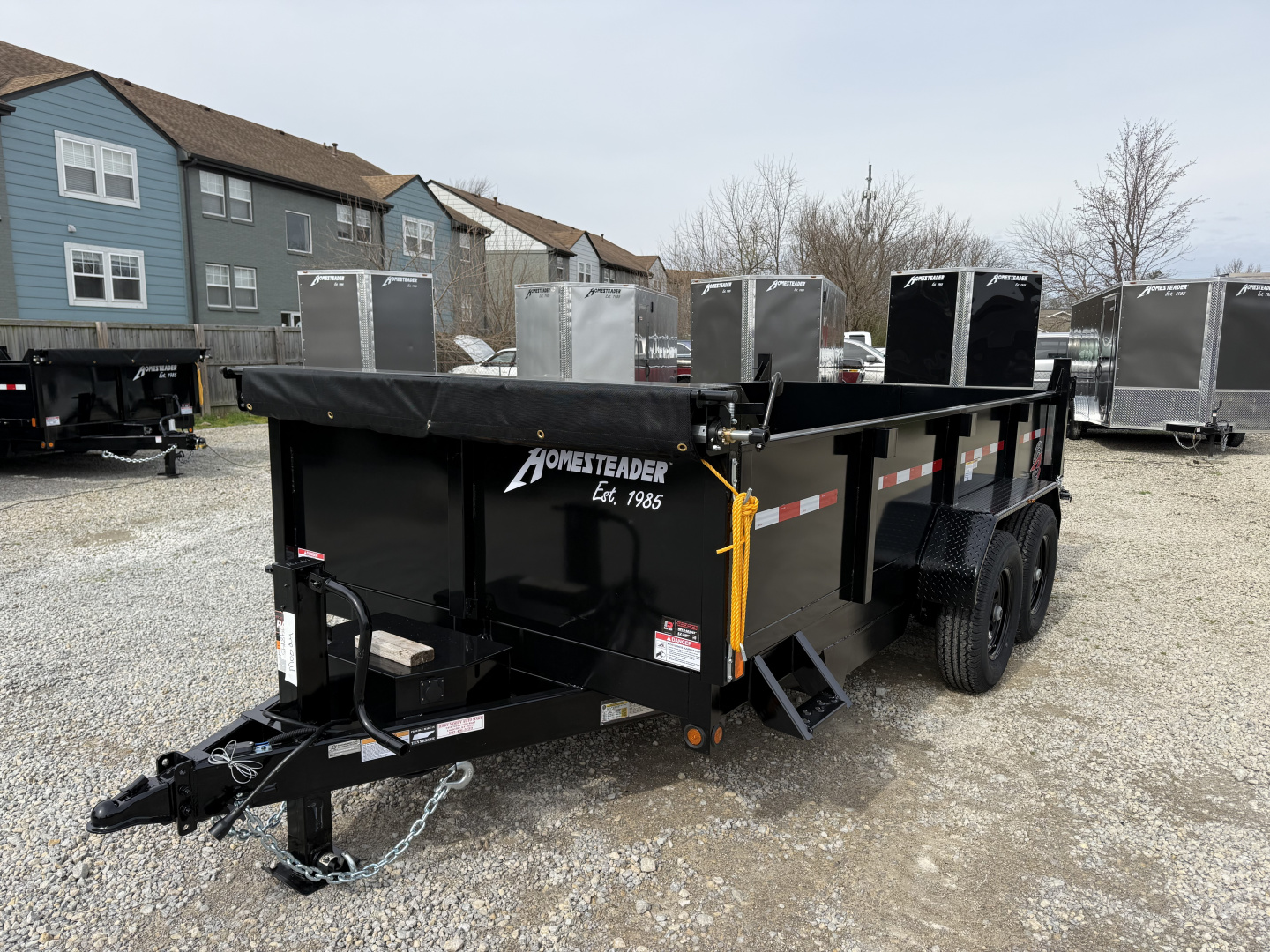 New 2026 Homesteader Trailer 714 HX Dump Trailer
