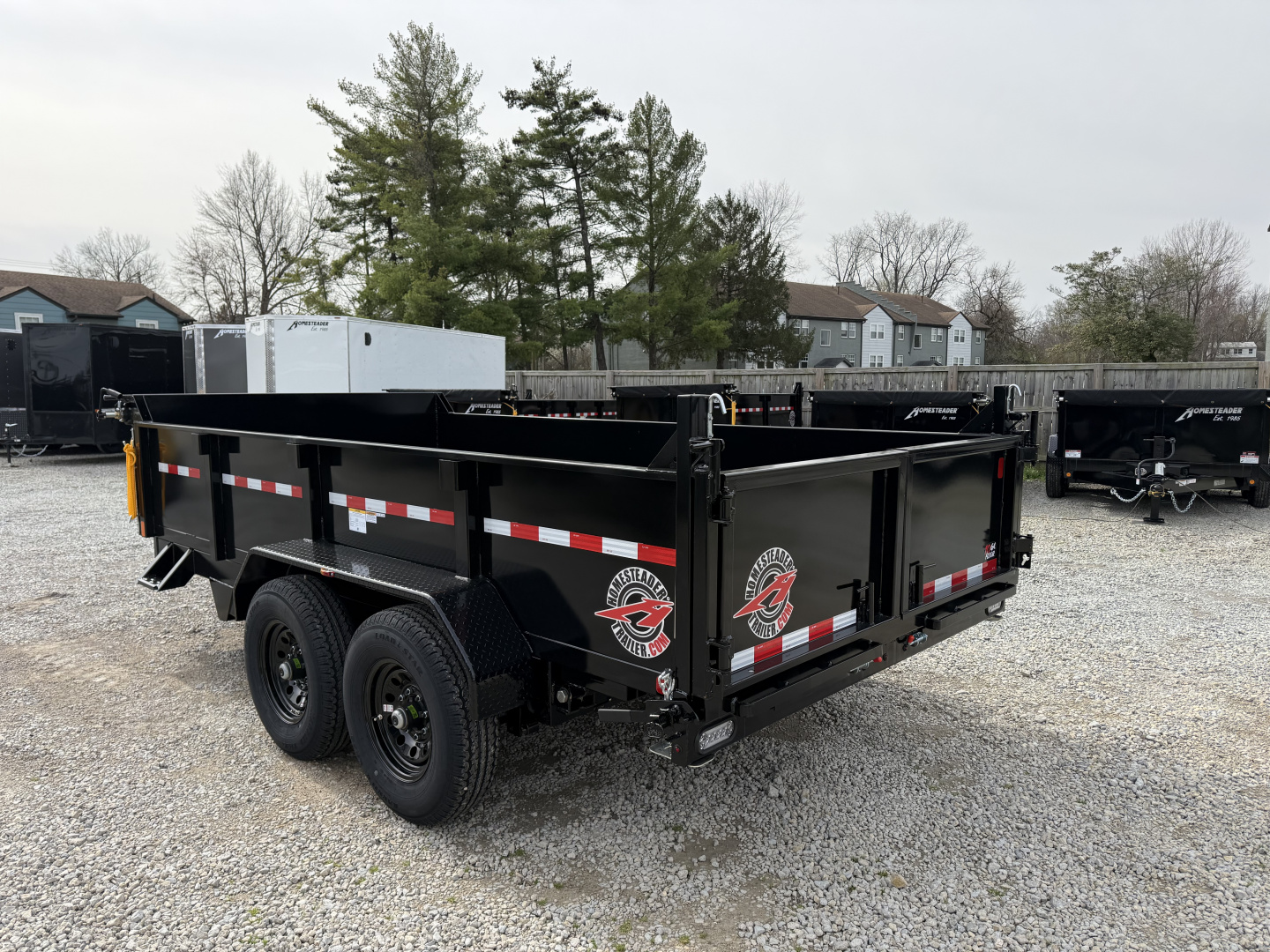 New 2026 Homesteader Trailer 714 HX Dump Trailer