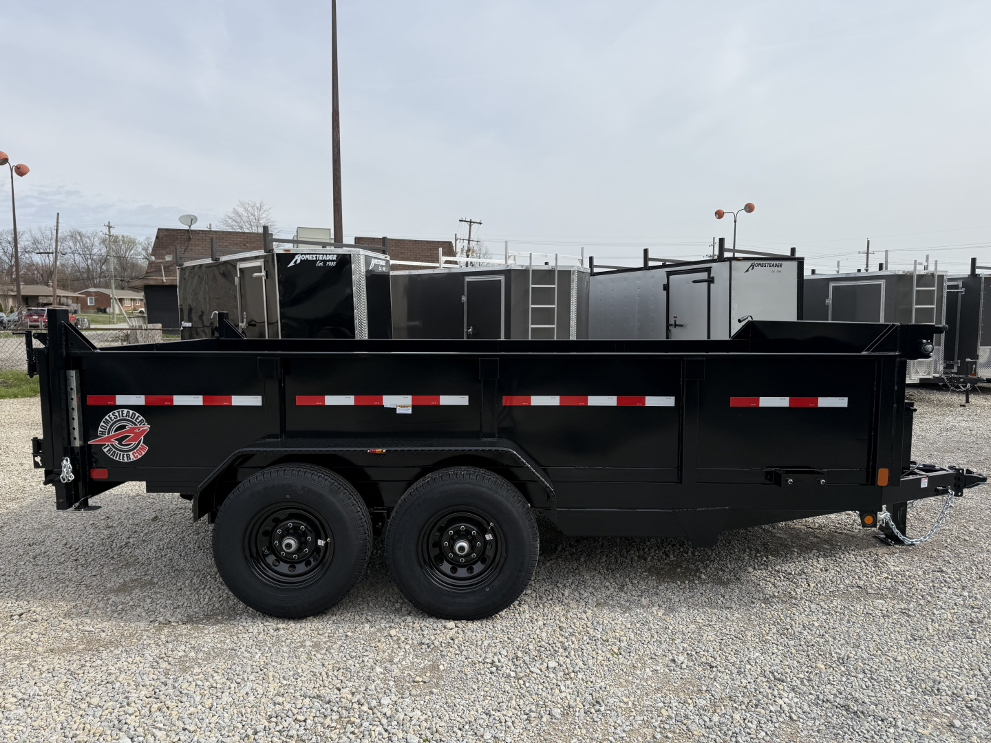 New 2026 Homesteader Trailer 714 HX Dump Trailer