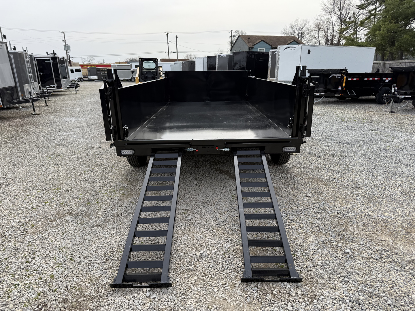 New 2026 Homesteader Trailer 714 HX Dump Trailer