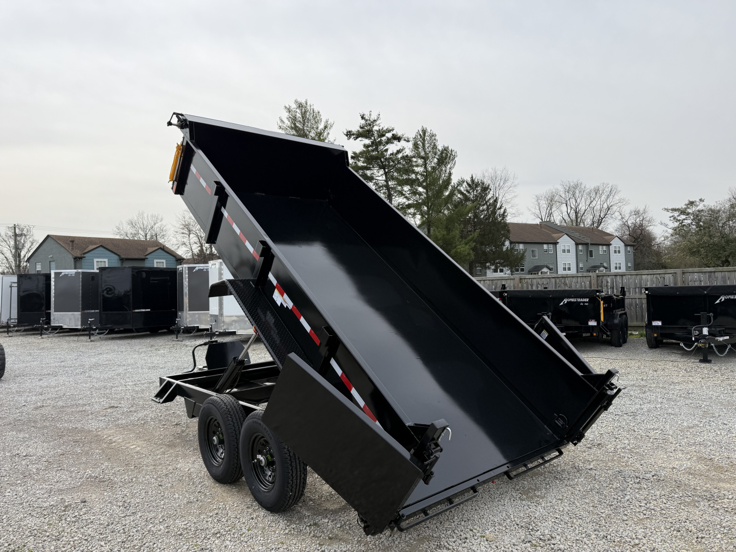 New 2026 Homesteader Trailer 714 HX Dump Trailer