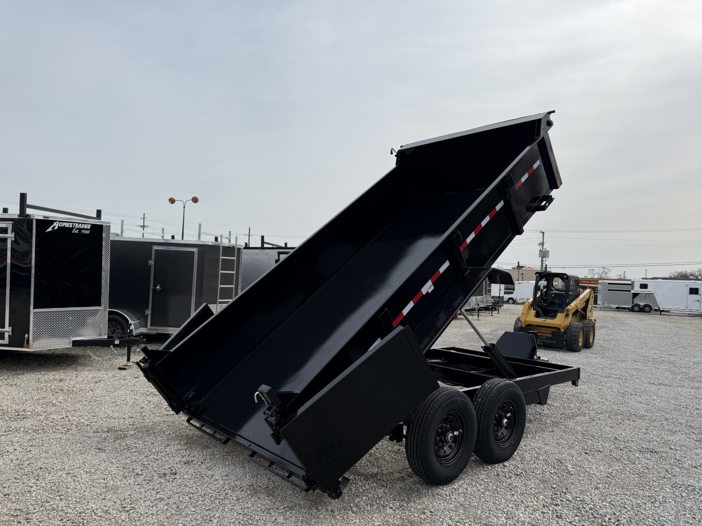 New 2026 Homesteader Trailer 714 HX Dump Trailer