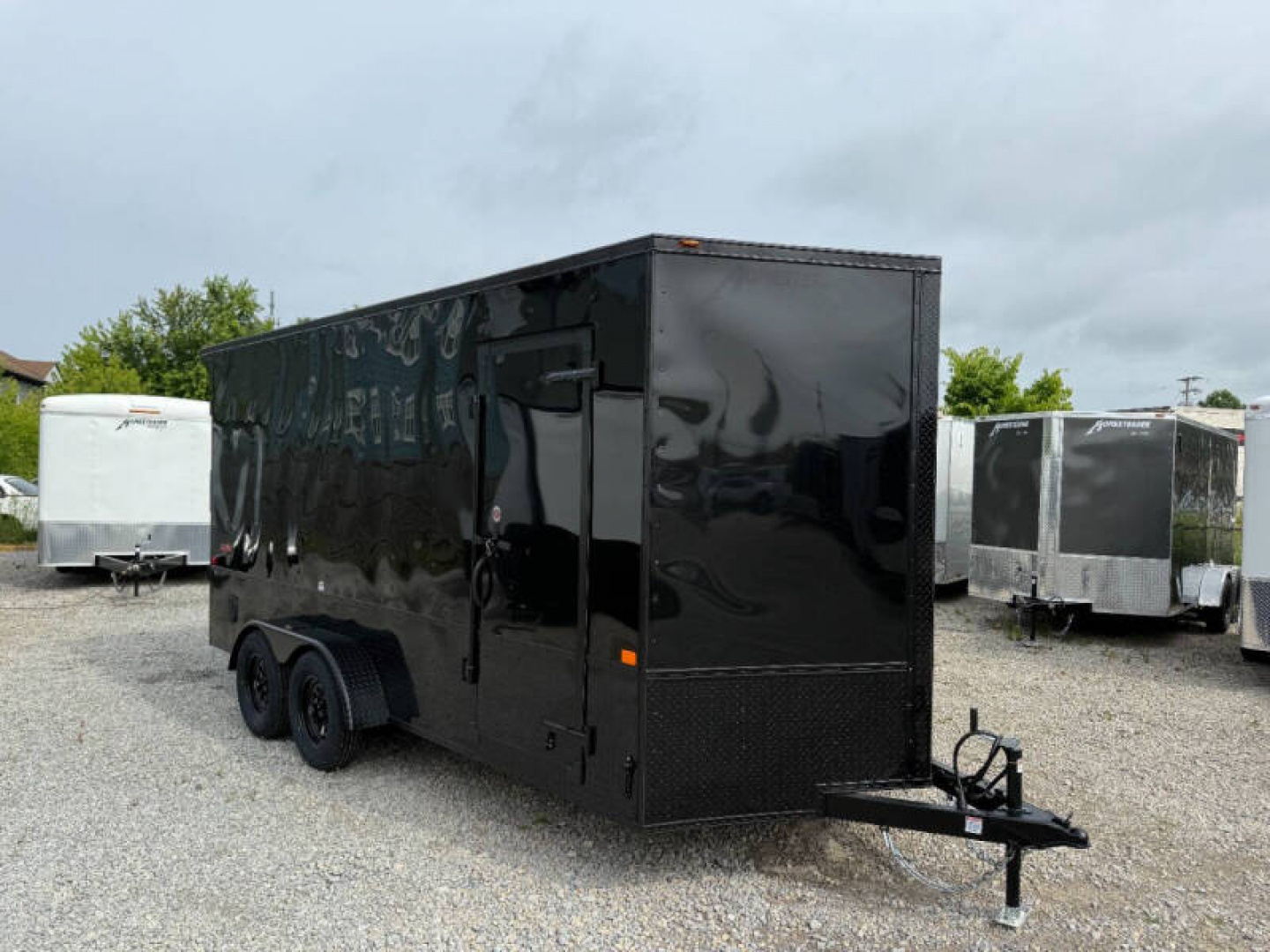 New 2026 Homesteader Trailer Intrepid 7x16X7 OHV Package W/ Polycor & Loading Lights Cargo / Enclosed Trailer