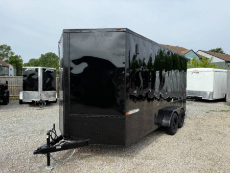 New 2026 Homesteader Trailer Intrepid 7x16X7 OHV Package W/ Polycor & Loading Lights Cargo / Enclosed Trailer