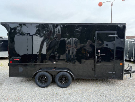 New 2026 Homesteader Trailer Intrepid 7x16X7 OHV Package W/ Polycor & Loading Lights Cargo / Enclosed Trailer