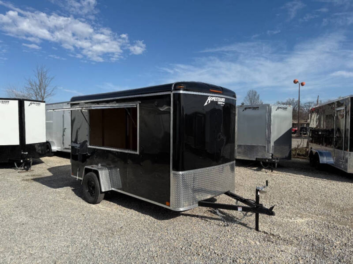New 2026 Homesteader Trailer Challenger 6x12 Concession