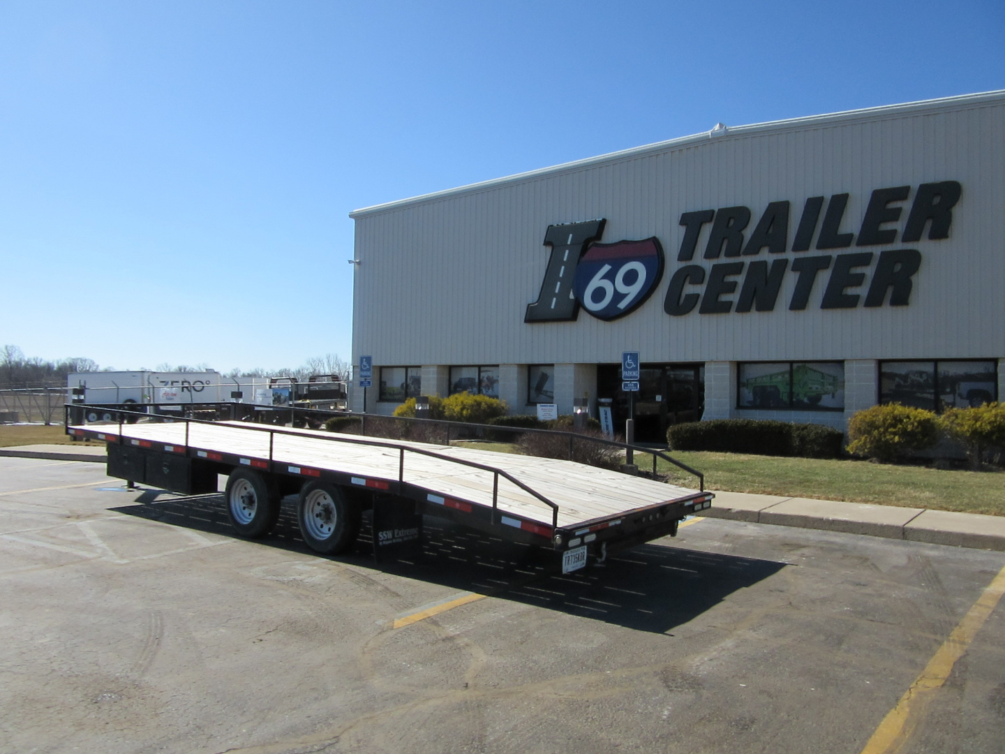 Used 2021 Shipshe Trailers 8.5 x 26 (21+5) 2 Axle Deckover Trailer 14K ...