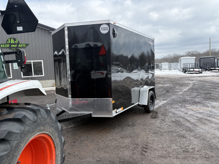 New 2026 WELLS CARGO 6x10 6'6  Interior Height Fasttrac Deluxe Cargo / Enclosed Trailer w/Ramp Door