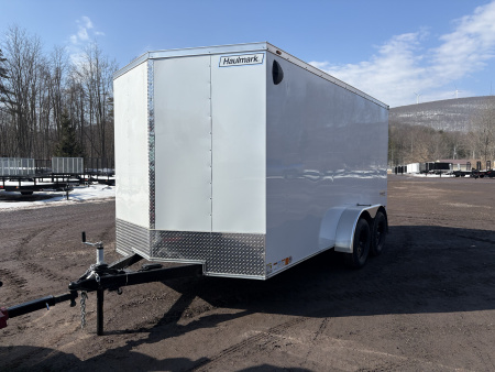 New 2026 Haulmark 7x14 7K 6'6  Interior Height Passport Deluxe Cargo / Enclosed Trailer with Rear Ramp Door