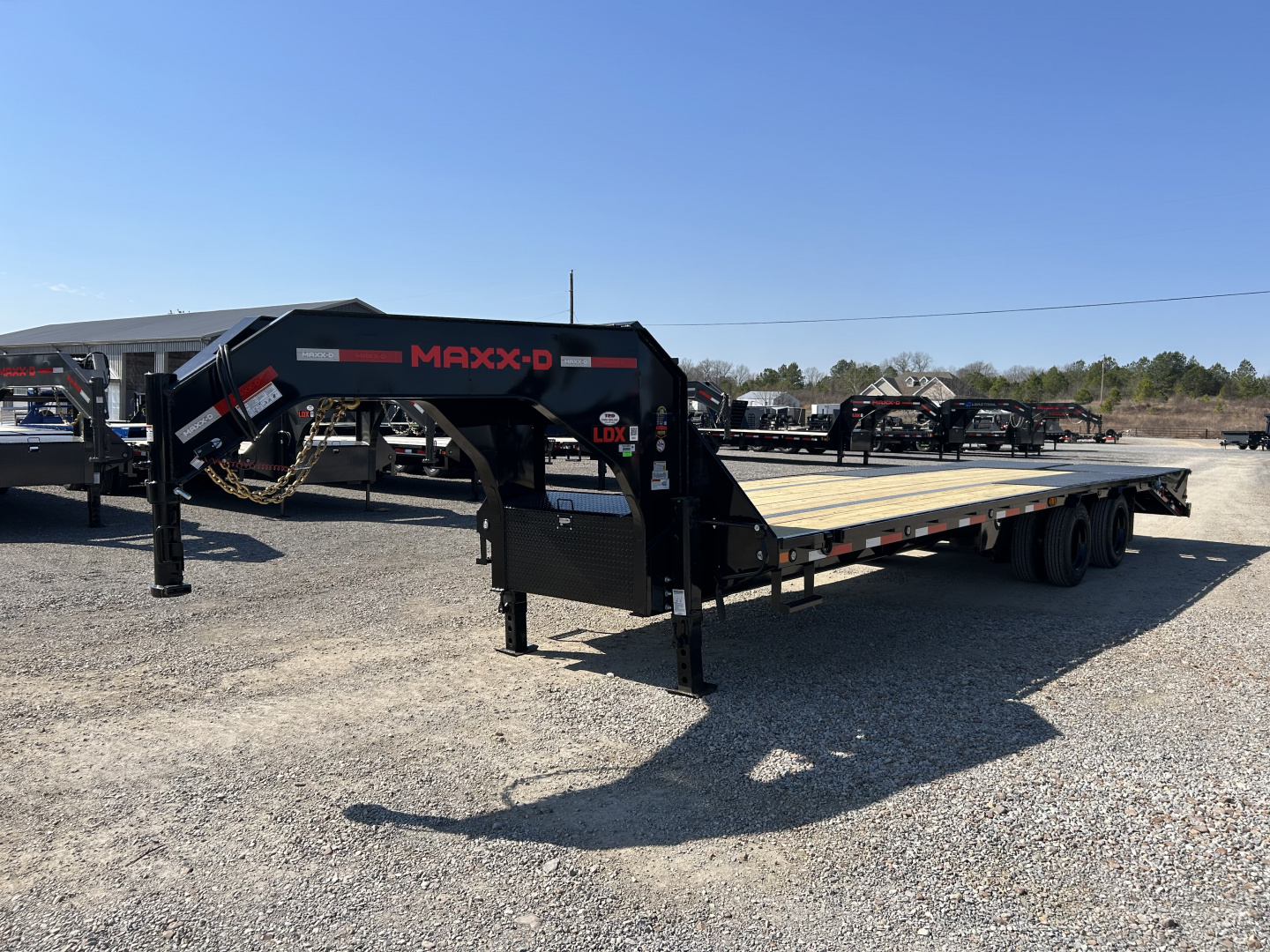New 2026 MAXXD Gooseneck Flatbed Trailer | 102" x 28' 30K GVWR