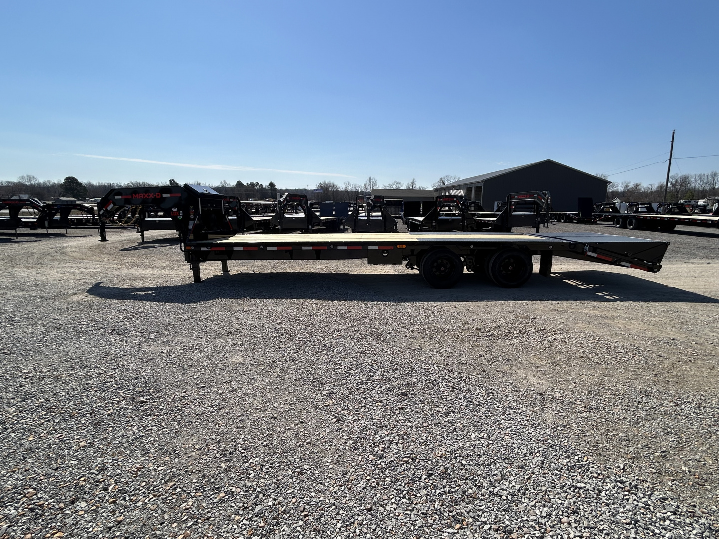 New 2026 MAXXD Gooseneck Flatbed Trailer | 102" x 28' 30K GVWR