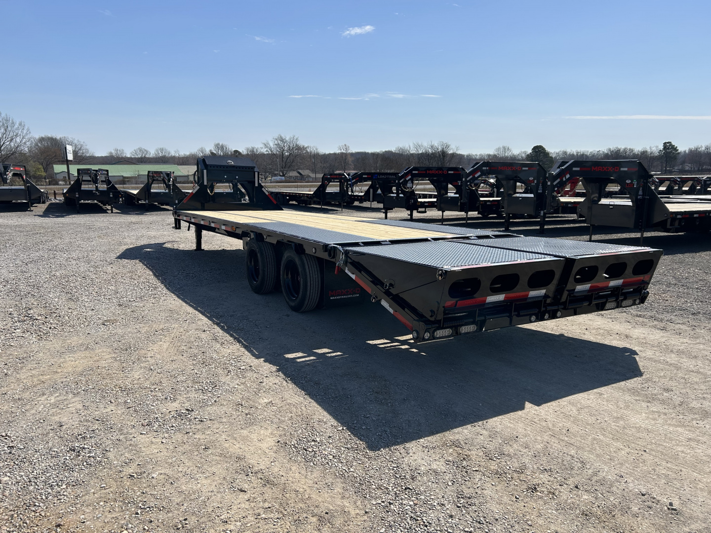 New 2026 MAXXD Gooseneck Flatbed Trailer | 102" x 28' 30K GVWR