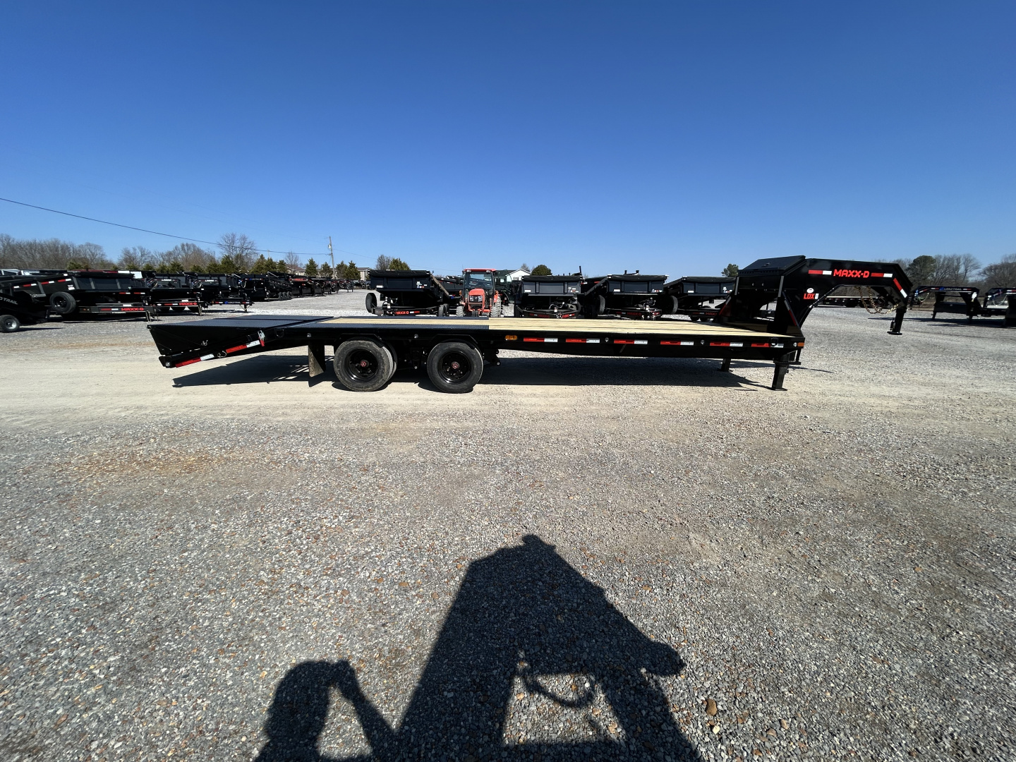 New 2026 MAXXD Gooseneck Flatbed Trailer | 102" x 28' 30K GVWR