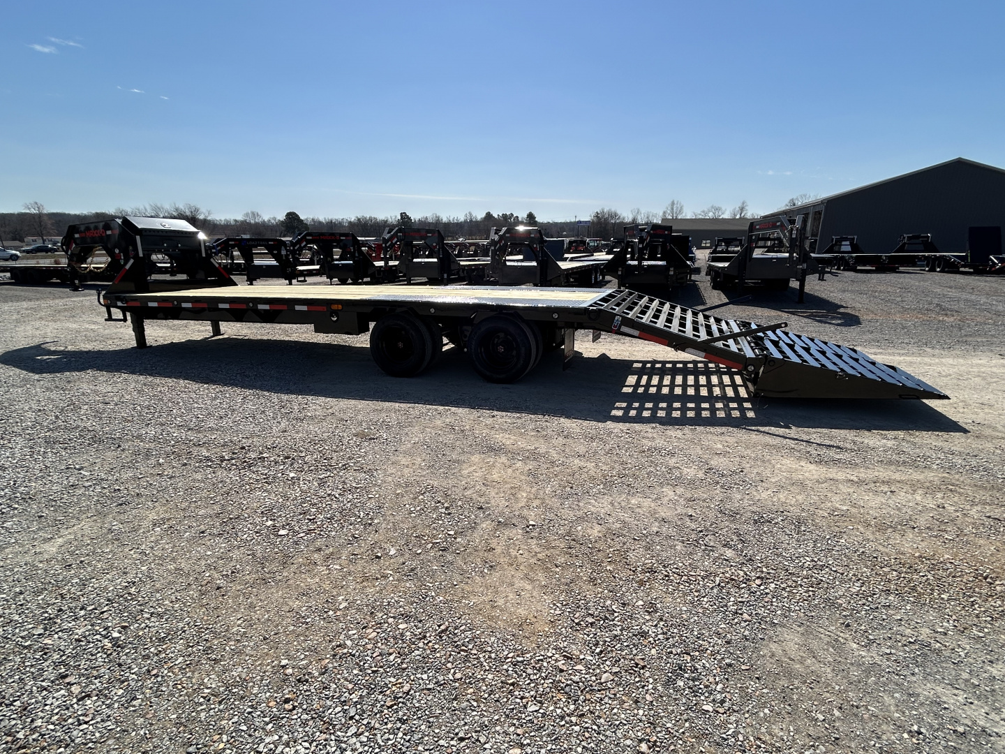 New 2026 MAXXD Gooseneck Flatbed Trailer | 102" x 28' 30K GVWR