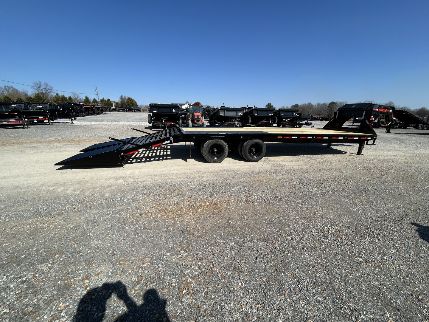 New 2026 MAXXD Gooseneck Flatbed Trailer | 102" x 28' 30K GVWR
