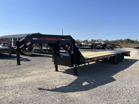 New 2026 MAXXD Gooseneck Flatbed Trailer | 102" x 28' 30K GVWR