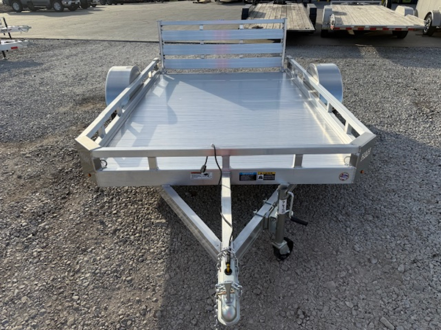 New 2026 H&H Aluminum 78"x10' 3k Low Side Utility Trailer