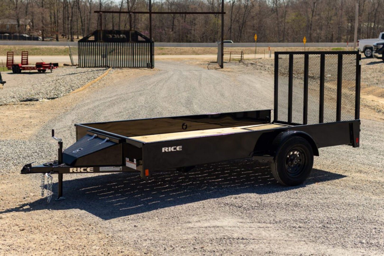 New 2026 Rice Trailers SA STEALTH 82" X 14' Utility Trailer