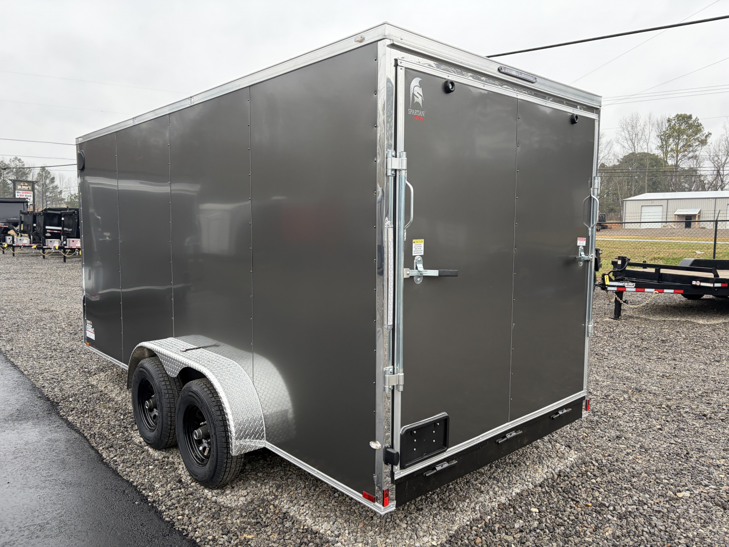 New 2026 Spartan 7X16 Enclosed Trailer, 10K GVWR, Pro Series, PolyCor, StableDeck, 7' Interior
