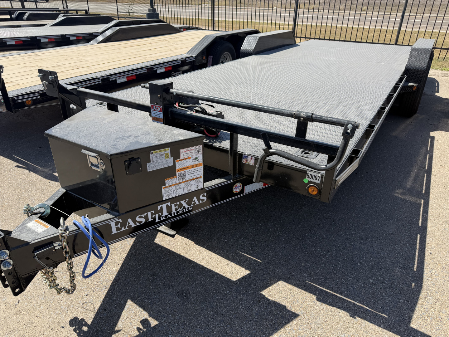 New 2026 East Texas Trailers 83x22ft Heavy Duty Car Hauler w/ Winch