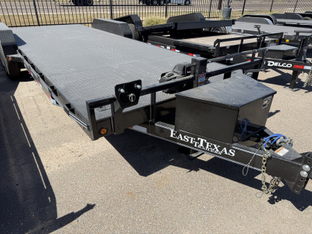New 2026 East Texas Trailers 83x22ft Heavy Duty Car Hauler w/ Winch
