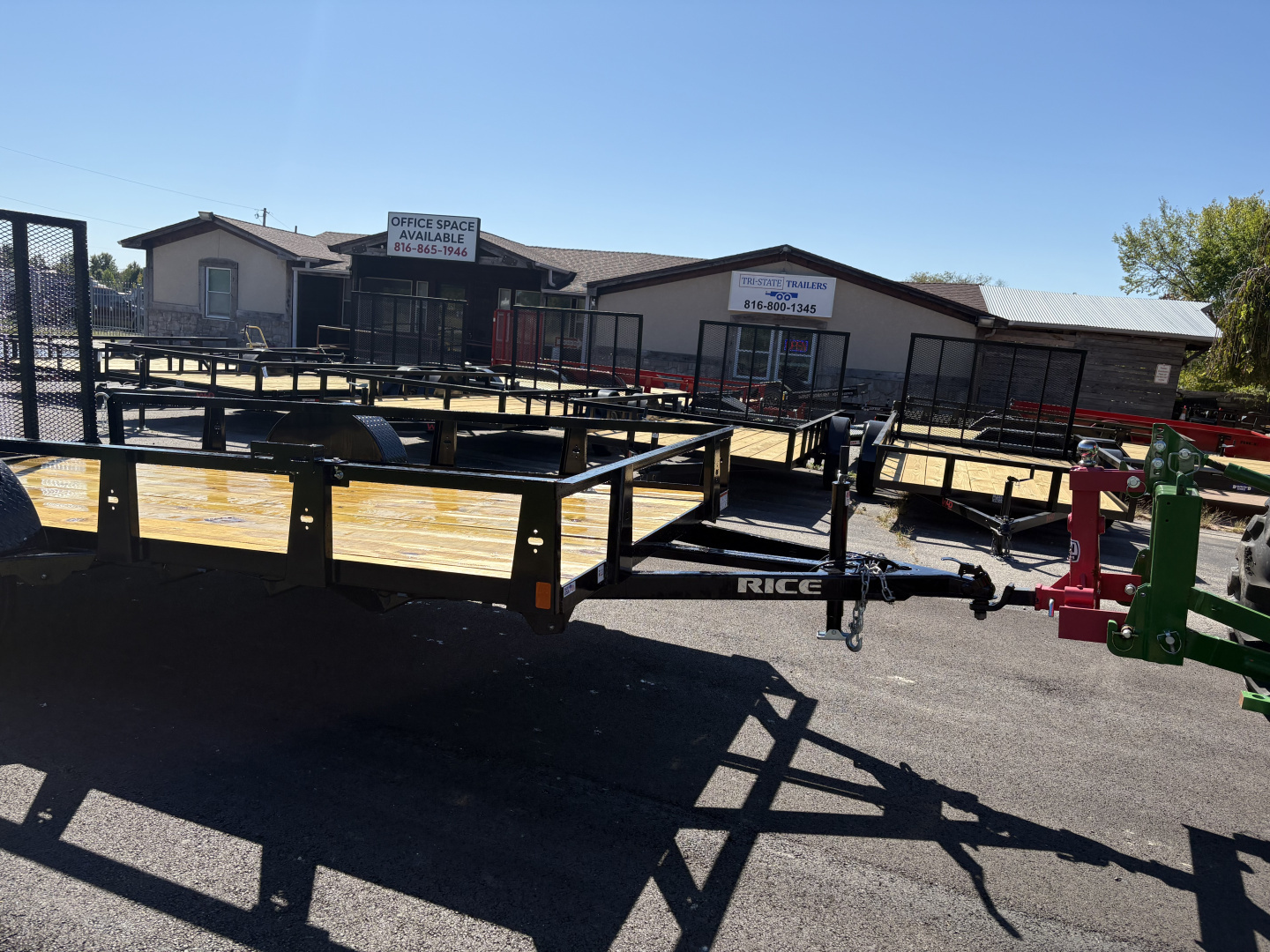 New 2025 Rice Trailers 76X12 Utility-SA