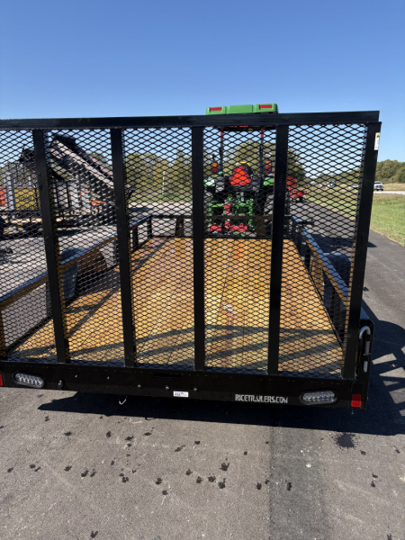 New 2025 Rice Trailers 76X12 Utility-SA