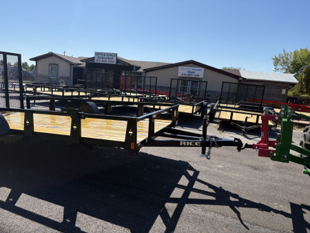 New 2025 Rice Trailers 76X12 Utility-SA