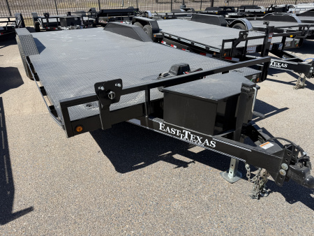 New 2026 East Texas Trailers 102x22ft Medium Duty Car Hauler w/Winch