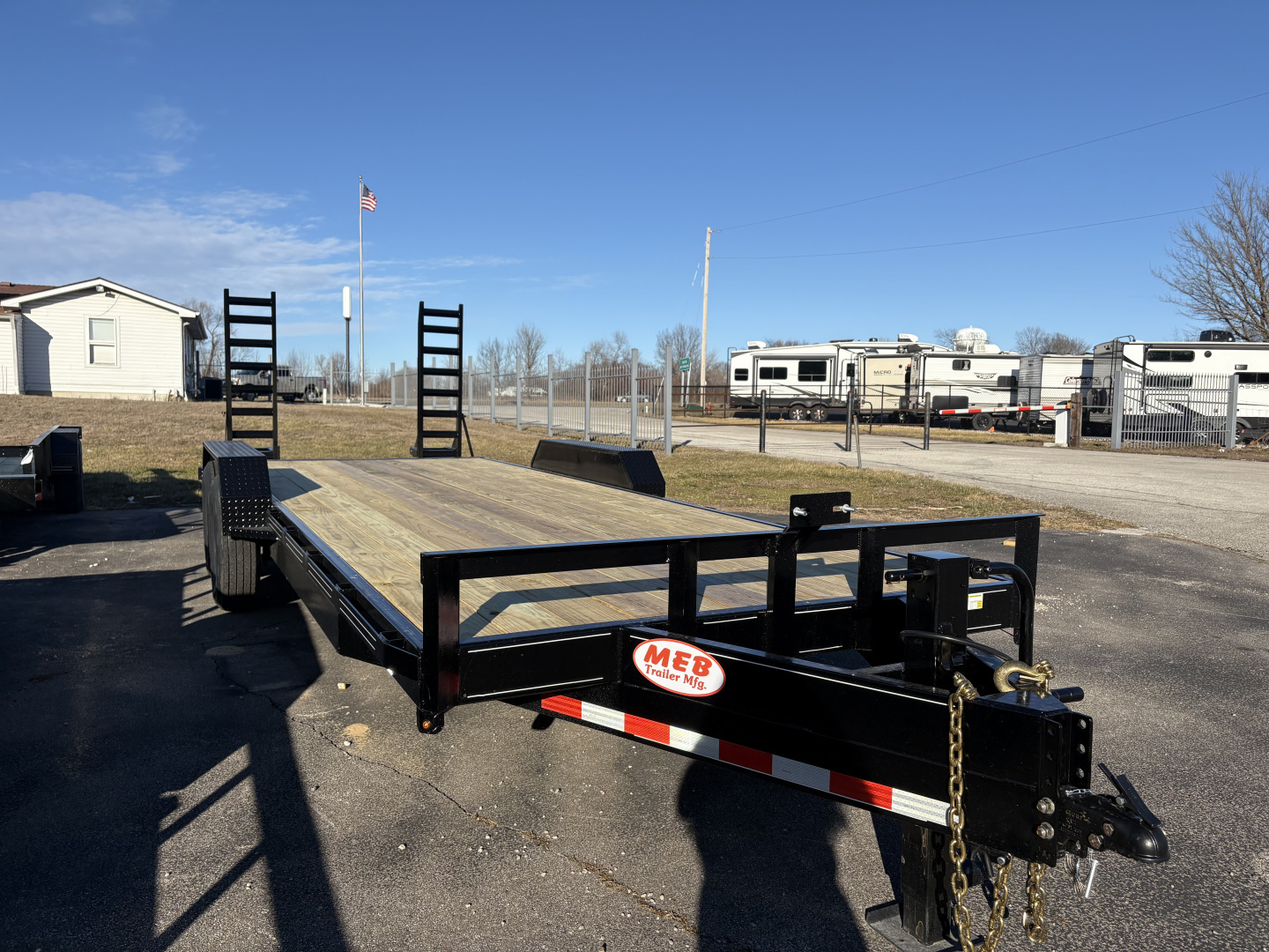 New 2026 MEB 82"x22ft Equipment Trailer 14k GVWR
