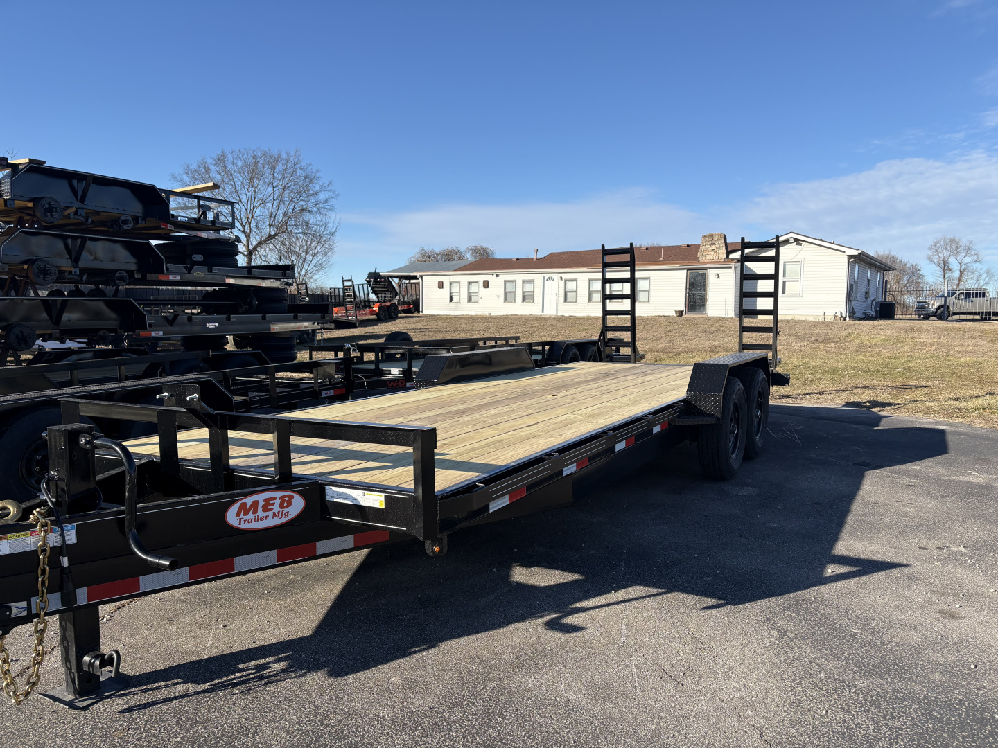 New 2026 MEB 82"x22ft Equipment Trailer 14k GVWR