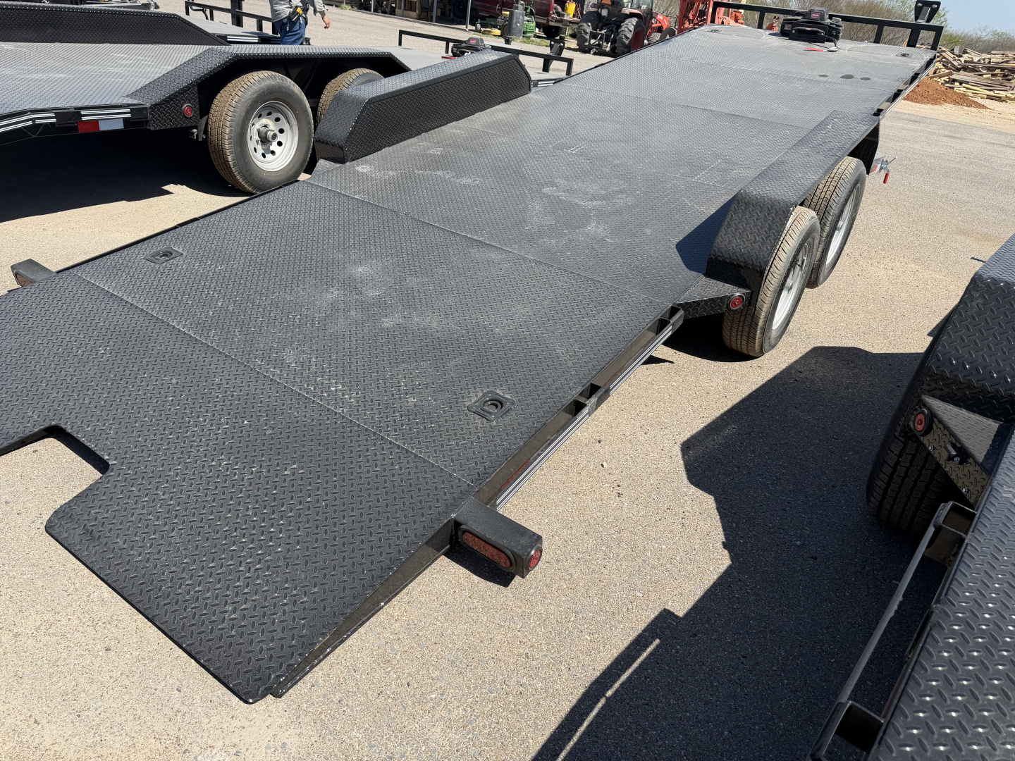 New 2026 East Texas Trailers 83x22ft Tilt Medium Duty Car Hauler w/Winch