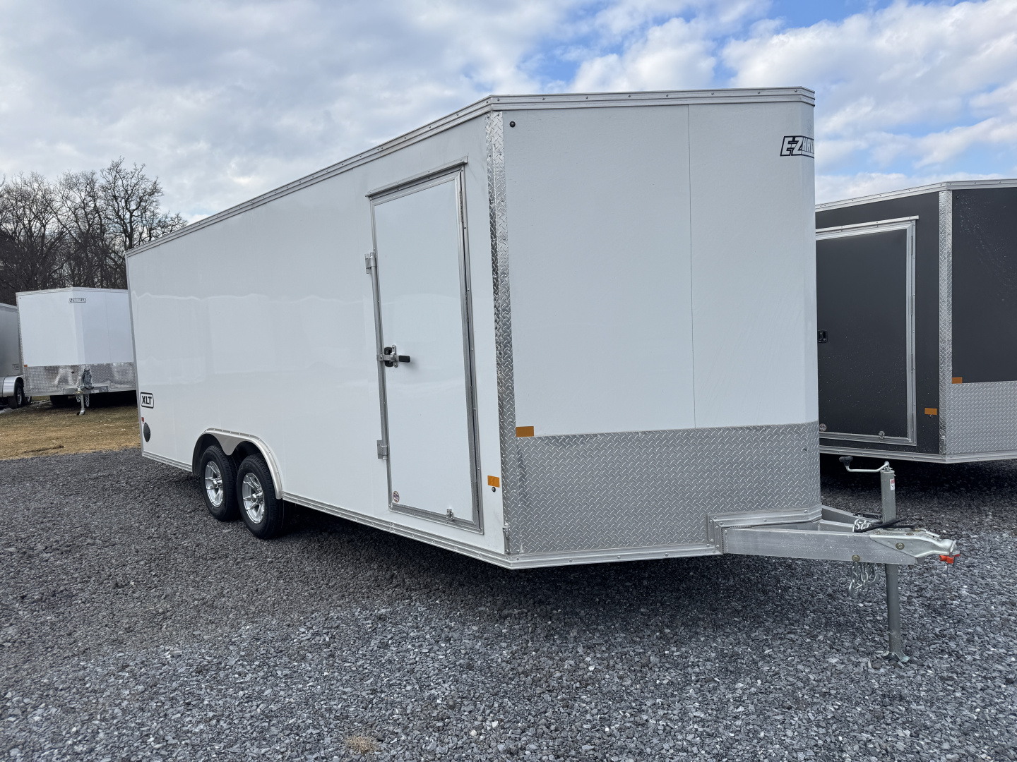 New 2026 E-Z Hauler EZEC8.5X20CH XLT PRO Car Hauler 4 FOOT ESCAPE DOOR FREE ALUMINUM WHEEL UPGRADE