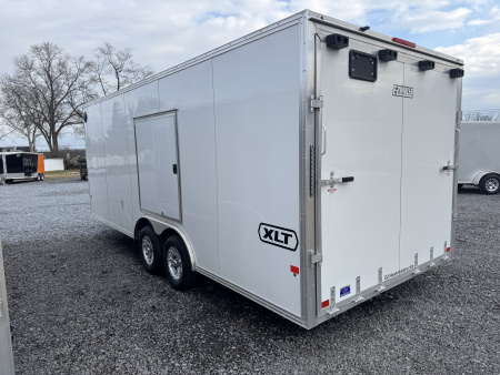 New 2026 E-Z Hauler EZEC8.5X20CH XLT PRO Car Hauler 4 FOOT ESCAPE DOOR FREE ALUMINUM WHEEL UPGRADE