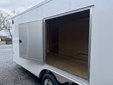 New 2026 E-Z Hauler EZEC8.5X20CH XLT PRO Car Hauler 4 FOOT ESCAPE DOOR FREE ALUMINUM WHEEL UPGRADE