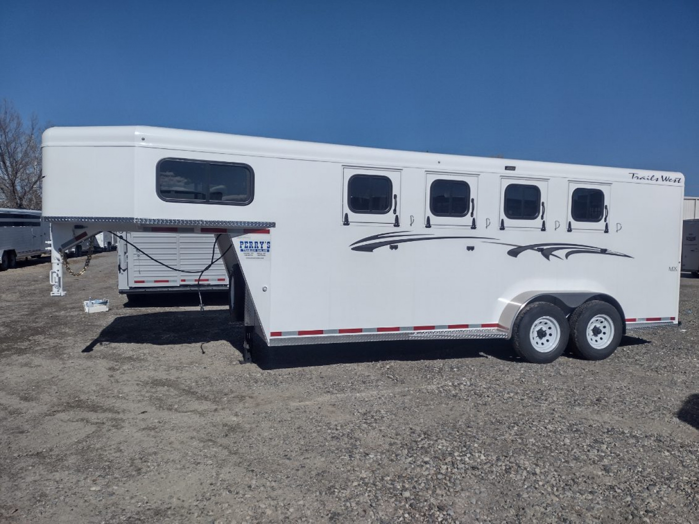 New 2026 Trails West Adventure 4 Horse Trailer