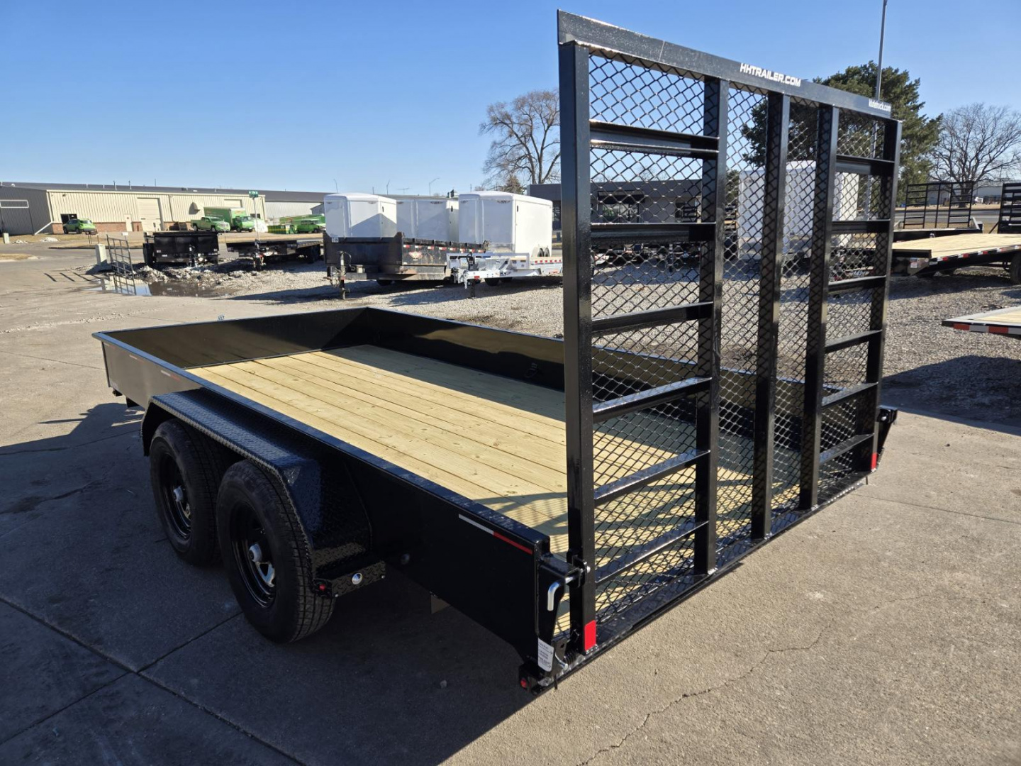 New 2026 H&H Trailers 82x14 Solid Side 10K Utility Trailer