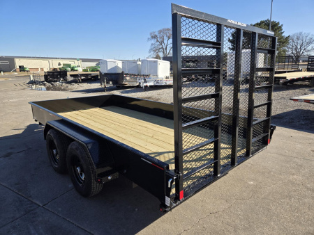 New 2026 H&H Trailers 82x14 Solid Side 10K Utility Trailer