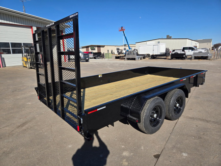 New 2026 H&H Trailers 82x14 Solid Side 10K Utility Trailer