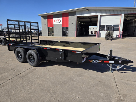 New 2026 H&H Trailers 82x14 Solid Side 10K Utility Trailer