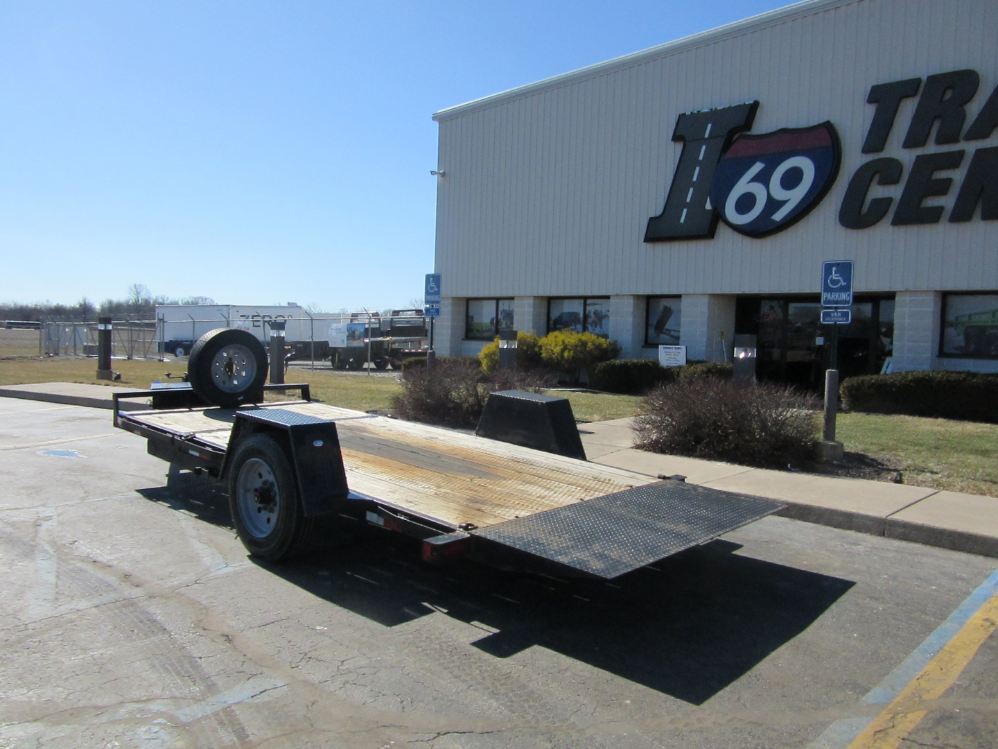 Used 2022 Sure-Trac 6.5 x 16 (12+4) ST78124SATE-B-100 Tilt Trailer 10K / Spare Tire