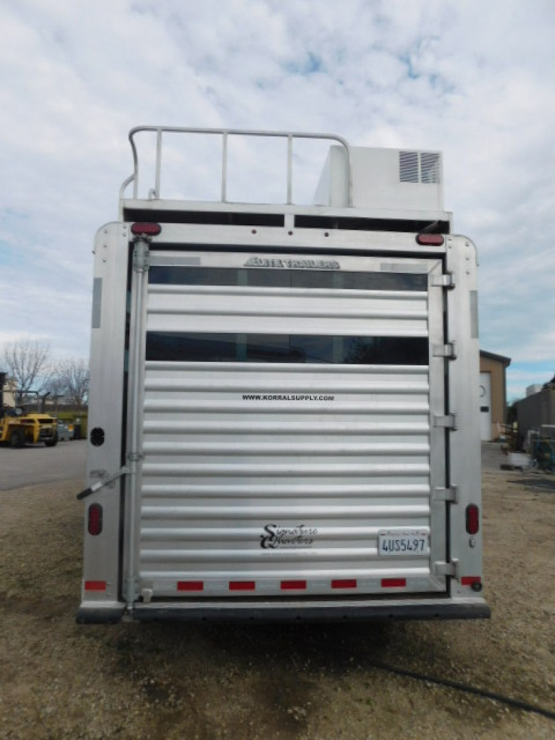 Used 2022 Elite Trailers Stock Combo 14' LQ Horse Trailer