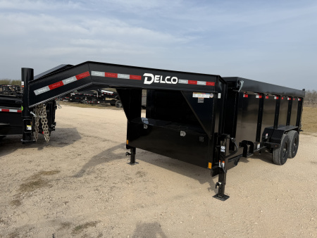 New 2026 Delco Trailers 83x16ft Gooseneck Dump Trailer