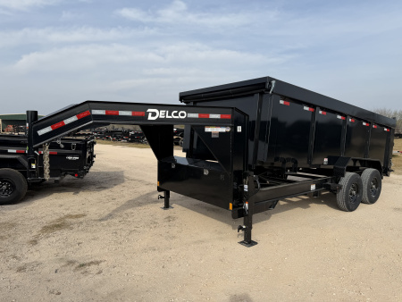 New 2026 Delco Trailers 83x16ft Gooseneck Dump Trailer